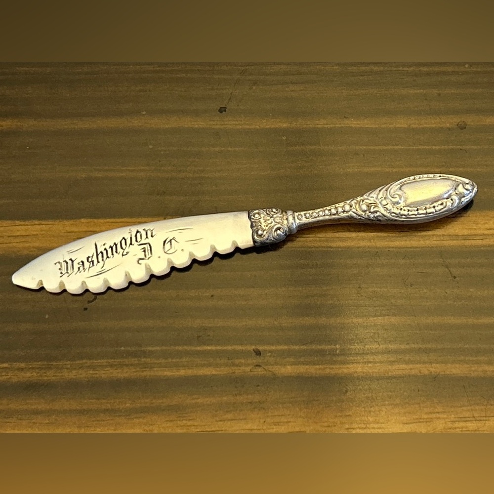 Antique Sterling and Mother of Pearl Letter Opener